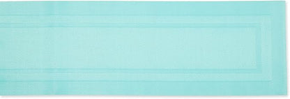 DII PVC Tabletop Collection Woven Indoor/Outdoor, Table Runner, 14x72, Aqua