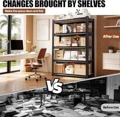 2 Pack Storage Shelves Garage Shelving, Adjustable Garage Shelves, Heavy Duty - Image 9