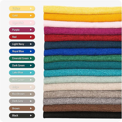 BALCONY & FALCON Rectangle Tablecloth Washable Wrinkle Resistant and Water Proof Table Cloth Decorative Linen Fabric Tablecloths for Dining Parties Kitchen Wedding and Outdoor Use (Golden, 55x95)