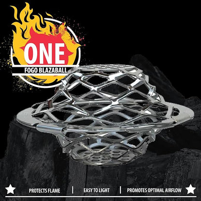 FOGO Ultimate Fire Starter Bundle, Blazaball and FOGOstarters Natural Fire Starters 30 Pieces