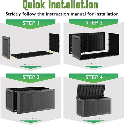 Outdoor Storage Waterproof Deck Box - Image 5