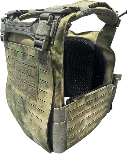 Redemption Crusader 2.0 Molle Quick Release Buckles Airsoft Vest With Adjustable Size Sides And Triple Pouch