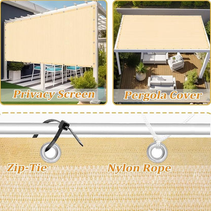 Shade&Beyond Customized Size 90% Sun Shade Cloth - Image 4