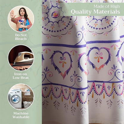 Maison d' Hermine Table Cloth Round Table 100% Cotton 69 Inches Tablecloth Reusable Decorative Everyday Use for Dining Room, Farmhouse, Home, Party, Festive & Wedding Spring Summer - Mandala