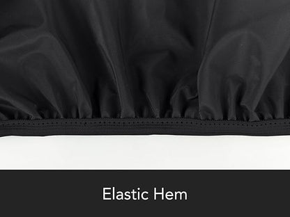 Covermates Grill Cover - Weather Resistant Outdoor Cover, Heavy Duty BBQ Covers for Large Outdoor Kitchen, Classic 12-Guage Vinyl, 45 Inch, Black