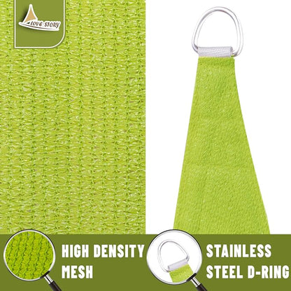 LOVE STORY 20' x 20' x 20' Triangle Sun Shade Sail - Image 5