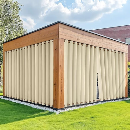 HDCAXKJ Waterproof Outdoor Curtains by HDCAXKJ