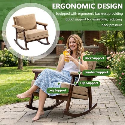 Outdoor Patio Rocking Chairs - Image 5