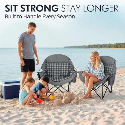 Oversized Camping Chair for Adults 2 Pack - Image 6