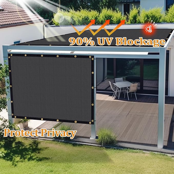 Shade&Beyond Customized Size 5' X 15' Shade Cloth - Image 5