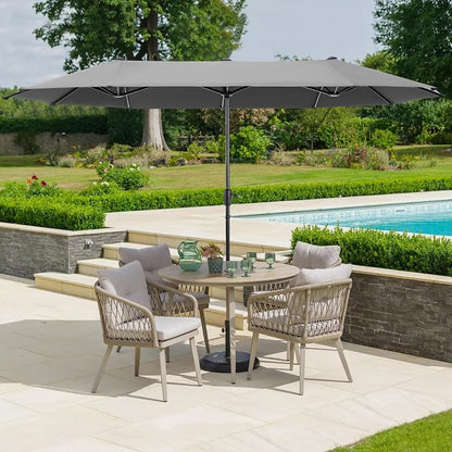 HERA'S PALACE 13 ft Large Double-Sided Twin Patio Umbrella, Outdoor Market - Image 7