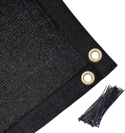 Amagenix 90% Shade Fabric 8'X 20' Black Sun Shade Cloth - Image 6