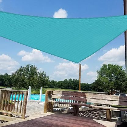 Windscreen4less 12' x 12' x 12' Sun Shade Sail Triangle Outdoor Canopy Cover UV - Image 6