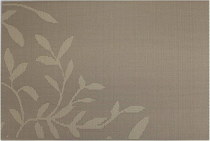 Gugrida Place Mats PVC Set of 6, Table Placemats Set of 6 PVC Washable Woven Vinyl Place Mats Heat Insulation Top Meal Mat Table Mats Natural Color (6 pcs, Gold Leaves), 18 x 12 inches
