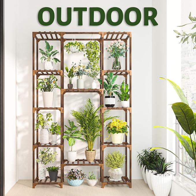 Plant Stand Indoor Outdoor, Tall Plant Shelf - Image 6