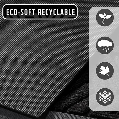 Yimobra Front Door Mat Outside Entrance, 72x24 Runner, Waterproof All-Season Weather Large Doormat, Non Slip Natural Rubber, Stain and Fade Resistant, Indoor Outdoor Mat, Easy Clean Patio, Black