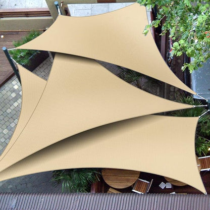 Patio Paradise 22' x 22' x 22' Sun Shade Sail Triangle Canopy Shade Cloth - Image 5