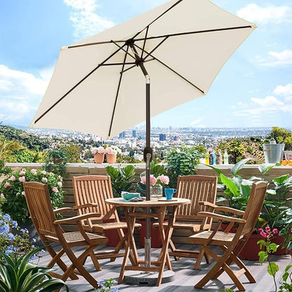 7.5 ft Patio Umbrella, Yard Umbrella, Outdoor Market Umbrella - Image 7