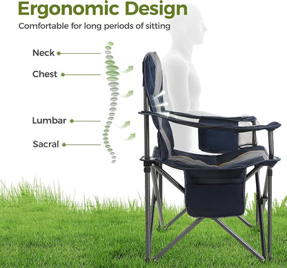 ALPHA CAMP Oversized Fully Padded Camping Chairs - Image 9