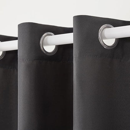 TOWN & COUNTRY BASICS Cabana Solid Heavyweight Indoor Outdoor Curtains - Image 3