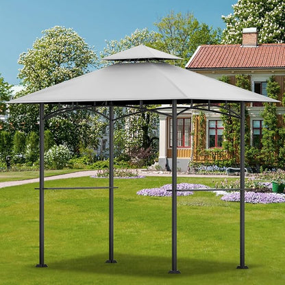 Grill Gazebo Canopy Replacement, 5 x 8 Ft, UV Resistant, Water Resistant - Image 6