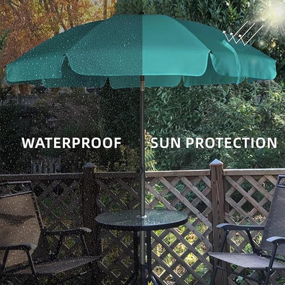 AMMSUN Patio Umbrella, 6.5 ft Outdoor Table Umbrella - Image 4