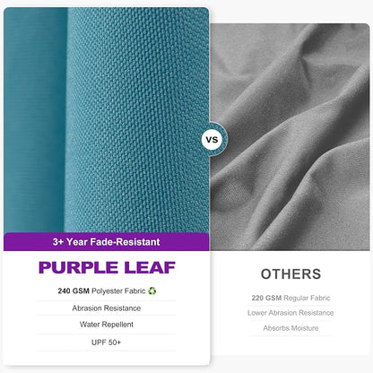 PURPLE LEAF Patio Umbrella Left-right Tilt 10FT - Image 4