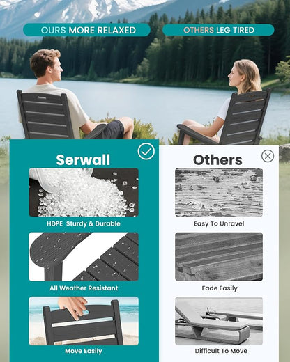 SERWALL 2-Pc Rocking Chair Set - Image 6