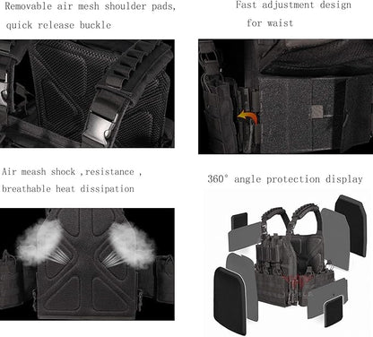 vAv YAKEDA Camo Tactical Outdoor Carrier Vest