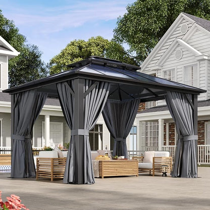 Aoxun 12'x10' Hardtop Gazebo by Aoxun