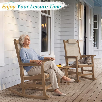Outdoor Rocking Chair Set of 2 - Image 4