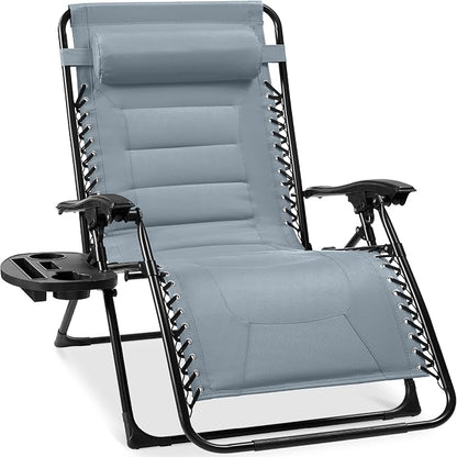 Best Choice Products Oversized Padded Zero Gravity Chair, Folding Outdoor Patio by Unknown