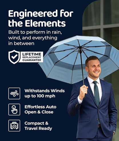 Windproof Travel Umbrella - Image 2