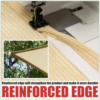 Royal Shade 12' x 20' Brown Rectangle Square Sun Shade Sail Order to Make - Image 5