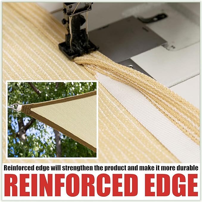 Royal Shade 15' x 23' x 27.5' Blue Right Triangle Sun Shade Sail Order to Make - Image 5