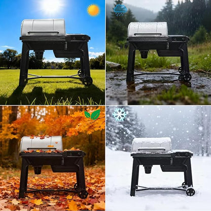 Insulation Blanket Replacement for Traeger Woodridge pellet Grill TFB86MLH,Thermal Blanket for Smoker for BAC761 Traeger Grill Cover Woodridge Pellet Smoker Blanket Winter Insulation Accessories