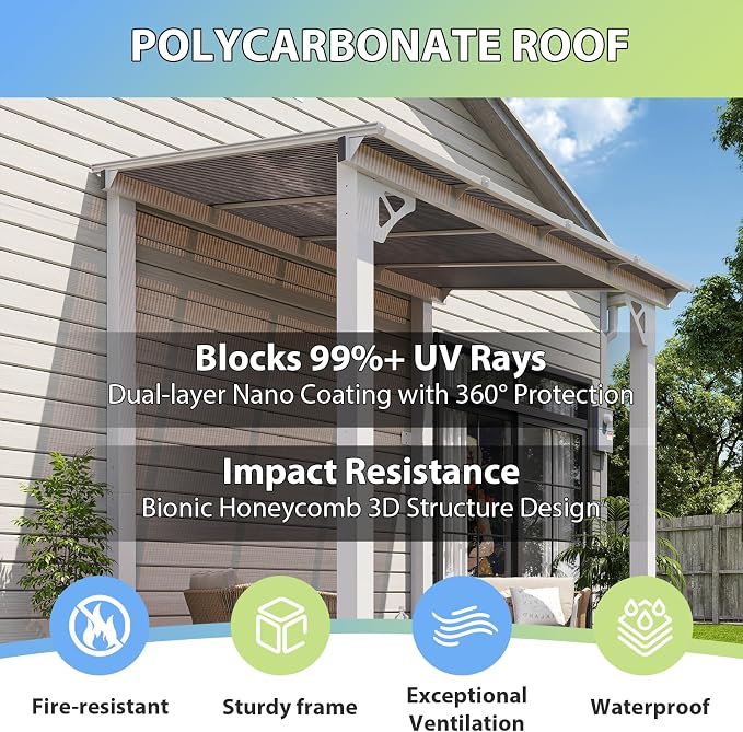 Aoxun 8’x5’ Premium Gazebo - Image 7