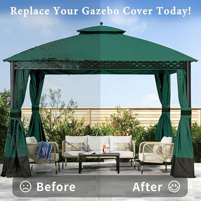 SCOCANOPY Replacement Top for 10X12Ft Oakmont Gazebo L-GZ1188PST-A, Pinehurst - Image 7