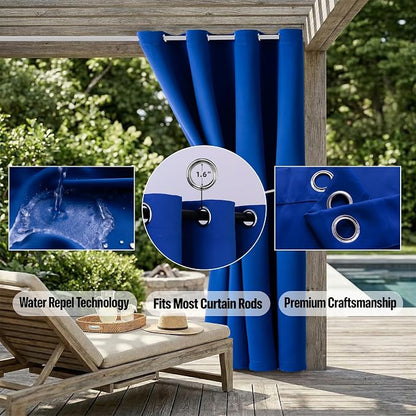 Waterproof Outdoor Curtain W84 x L84 - Image 5