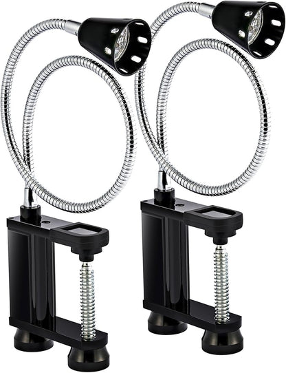 BBQ Grill Lights Magnetic Base Super-Bright LED Lights-360 Degree Flexible Gooseneck, Weather Resistant, Task Lighting Barbecue Grilling Gifts for Men Dad Husband (Black, 2 Pack)