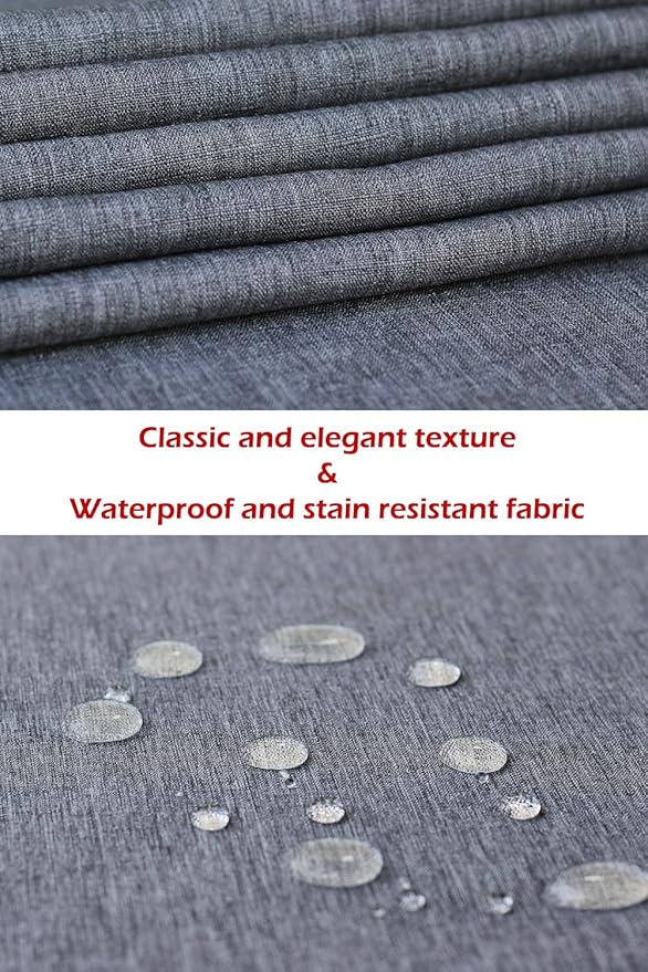Grey Table Runner 72 inch, Outdoor Dresser Scarf, Waterproof Gray Coffee Table Runner, Long Dining Table Runners, Decor for Fiesta, Dinner Parties, Wedding, Thanksgiving, Halloween, Christmas
