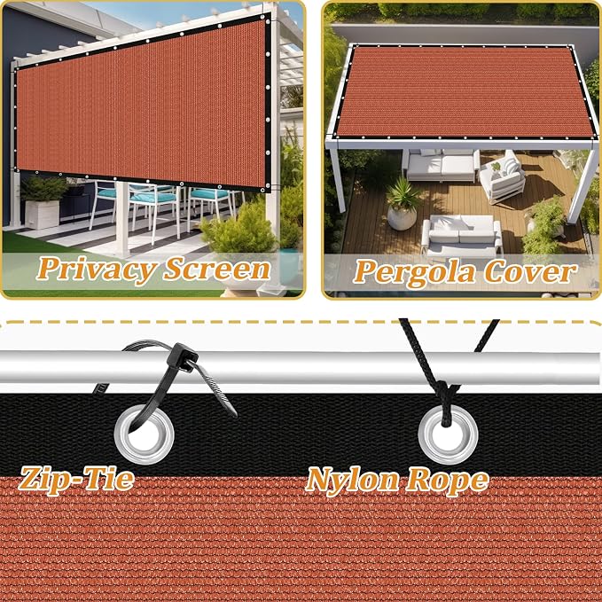 Shade&Beyond Customized Size 8' X 11' Shade Cloth - Image 4