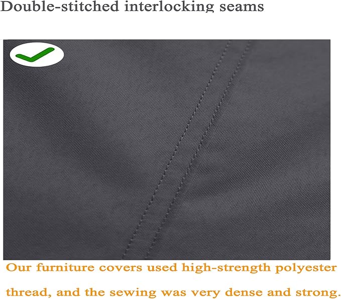 Fire Pit Cover 600D Heavy Duty Waterproof Fabric With PVC Coating Square 36" Wx 36" D x 24" H Dark Grey Fits for 32-36 Inch Fire Pit Table Fade Resistant Outdoor Firepit Cover