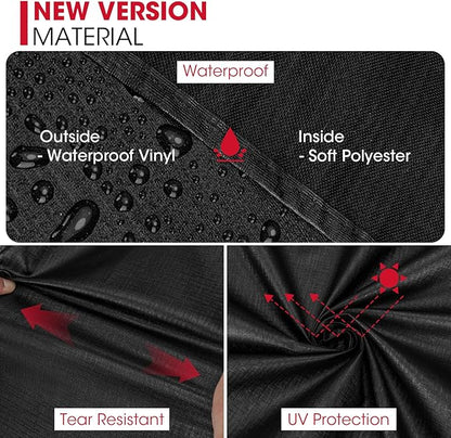 Unicook Vertical Smoker Cover Compatible with Pit Boss 4, 5, 7 Series, Wood Pellet Grill Cover for Outside, Outdoor Waterproof BBQ Protector, Compared to Pit Boss 73550