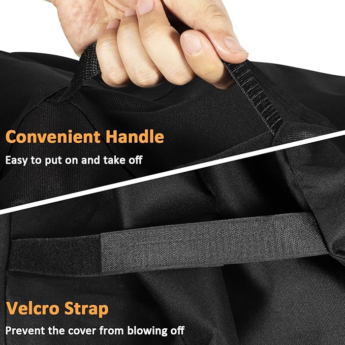 Grill Cover for Weber 28 Inch Griddle Grill Replacement 7771 Cover, Waterproof Full-Length Griddle Cover for Weber Premium 28” Griddle Grills 3 Burner 1501005 Grill Models, 55 Inch Outdoor BBQ Cover