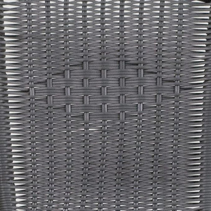 Flash Furniture Lila 2 Pack Gray Rattan Indoor-Outdoor Restaurant Stack Chair | - Image 15