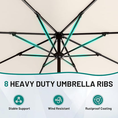 12 FT Patio Umbrella for Outdoor, Outdoor Table Umbrella - Image 3