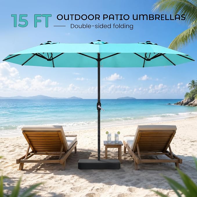 DomeShade 15ft Outdoor Umbrellas - Image 4