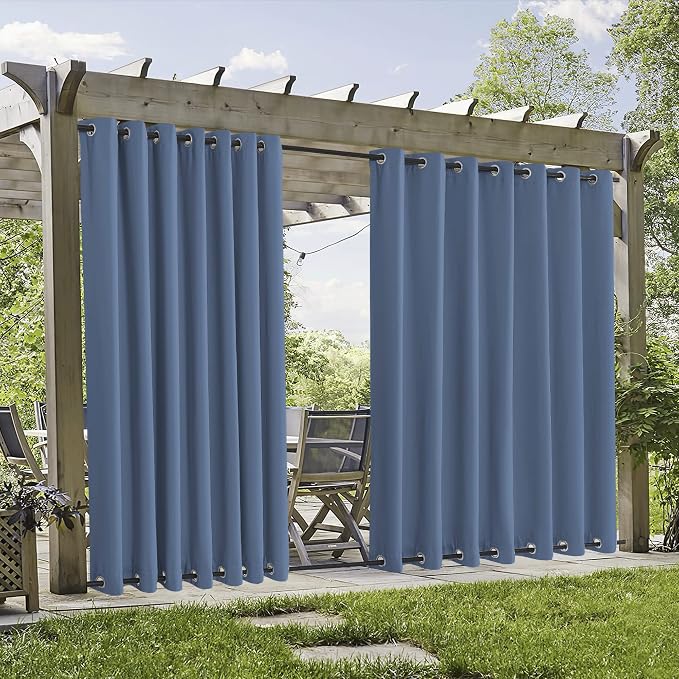 RYB HOME 2 Panels Outdoor Curtains by RYBHOME