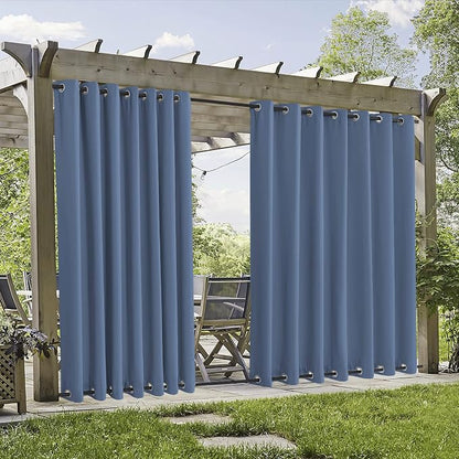 RYB HOME 2 Panels Outdoor Curtains by RYBHOME
